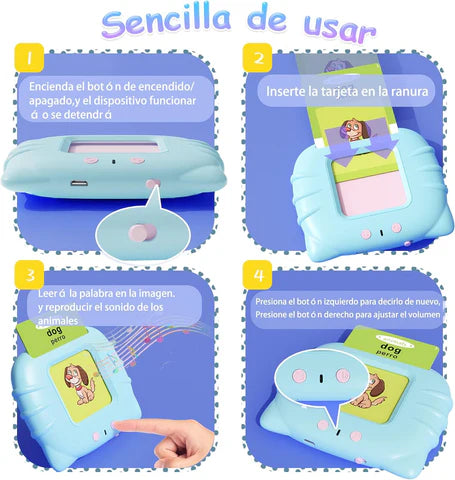LECTOR DE TARJETAS DIDACTICAS - TERAPIA DE LENGUAJE🔊📚